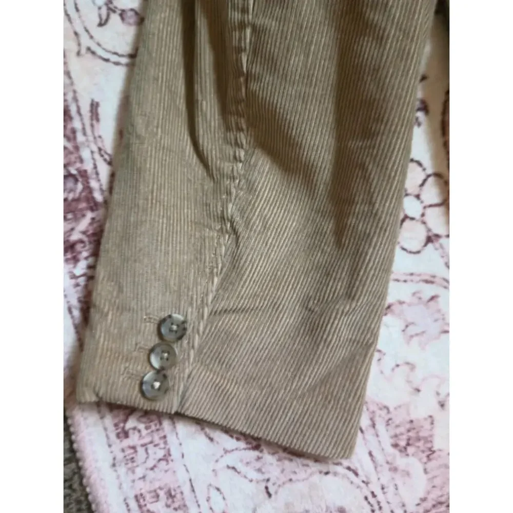 Banana Republic Mens Corduroy Blazer L Tan Academia Old Money Heritage Y2K
